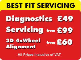 MOT Glasgow only 24.95, Servicing from 99 and Diagnostics 49 at Best Fit Glasgow