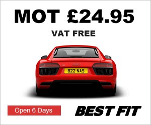 MOT in Glasgow for all vehicles only �.95 at Best Fit - MOT VAT Free